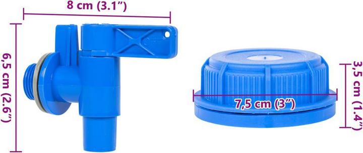 Produktbild vidaXL Wasserbehälter