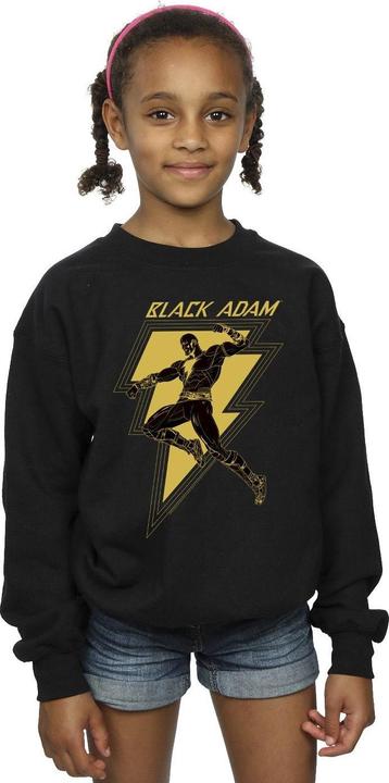 Produktbild Black Adam Golden Bolt Chest Sweatshirt Mädchen (128)