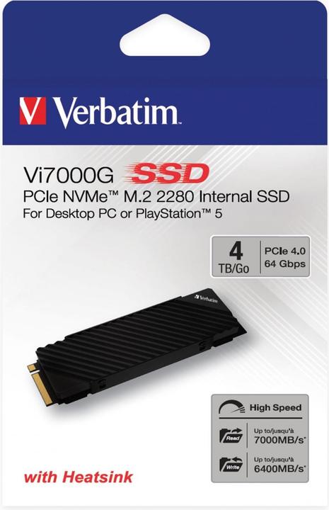Produktbild Verbatim Vi7000 (4000 GB, M.2 2280)