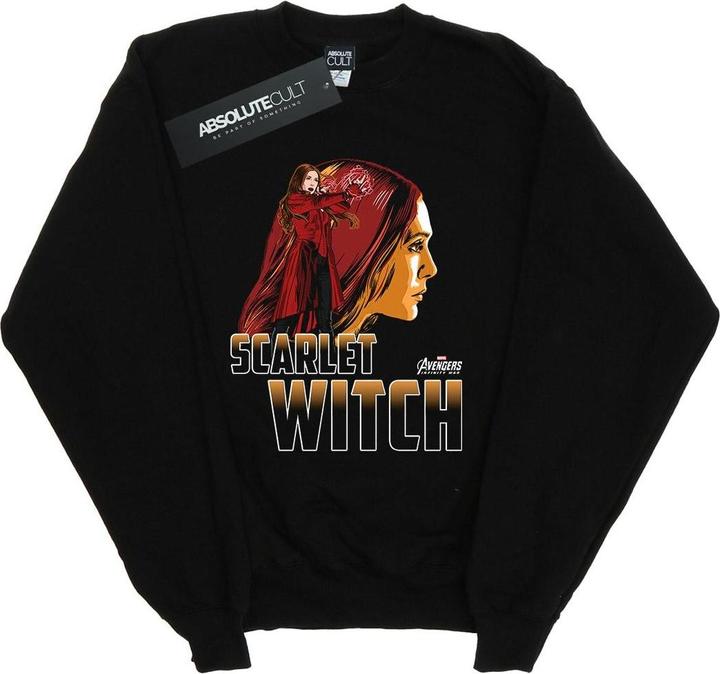 Produktbild Avengers Infinity War Scarlet Witch Charakter Baumwolle Sweatshirt (XXL)