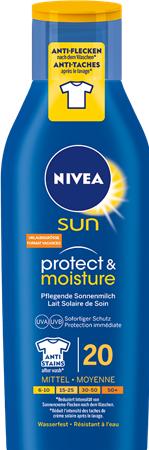 Image du produit NIVEA Protection et humidité (Lait solaire, SPF 20, 250 ml)