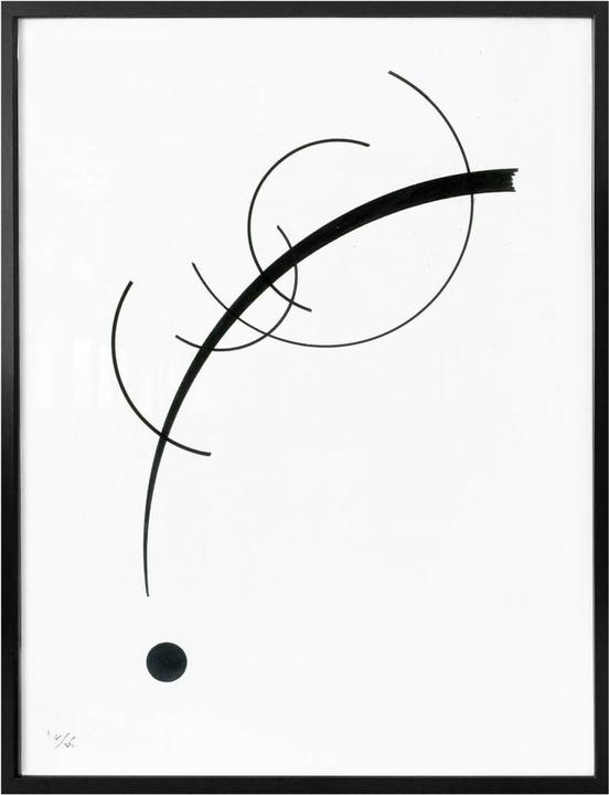 Actual product image Trenddeko Kandinsky - Curve to the point (30 x 40 cm)