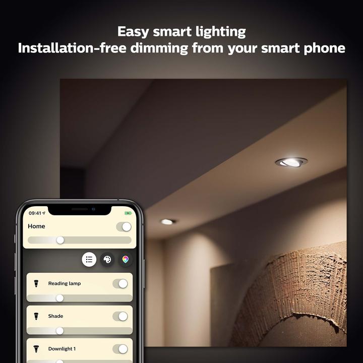 Actual product image Philips Hue White BT (E27, 7 W, 550 lm, 1 x, G)