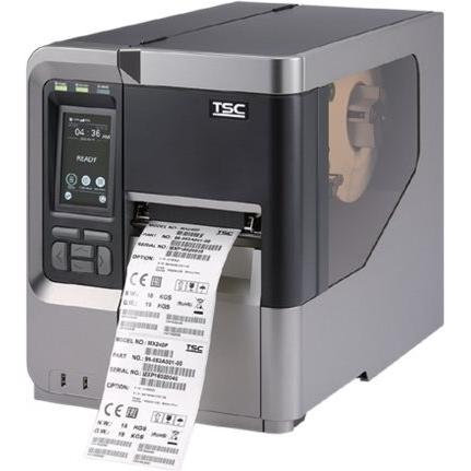 TSC MX341P, 12 Punkte/mm (300dpi), Disp., RTC, USB, USB-Host, RS232, Ethernet Etikettendrucker, Thermot (300 dpi), Stampante di etichette