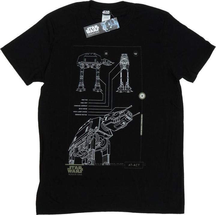 Immagine prodotto Star Wars Rogue One AT-ACT Maglietta Uomo (S)