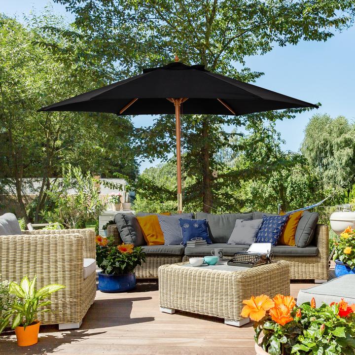 Produktbild Outsunny Sonnenschirm 3-stufig verstellbar (2.50 m)