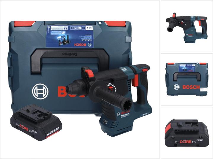Actual product image Bosch Professional Bosch GBH 18V-24 C Professional cordless hammer drill 18 V 2.4 J Brushless SDS plus + 1x ProCORE (Rechargeable battery operated)