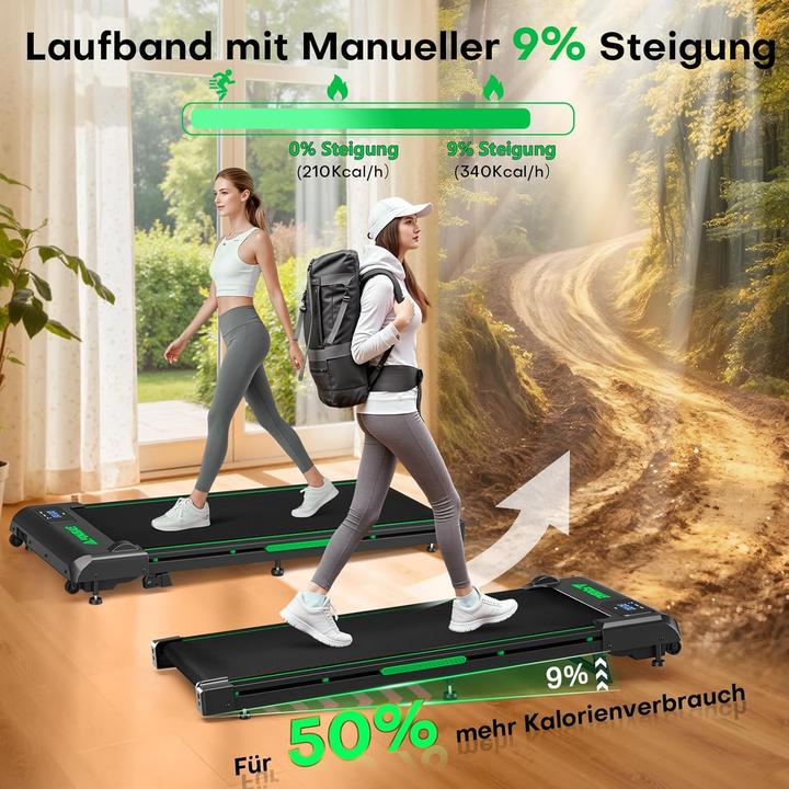 Immagine prodotto Fousae Laufband mit Steigung und Stossdämpfung