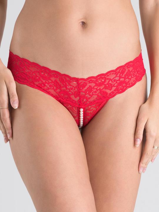 Produktbild Lovehoney Perlentanga ouvert (S/M)
