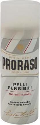 Actual product image Proraso Shaving Foam Sensitive Green Tea 50ml (50 ml, Shaving gel)