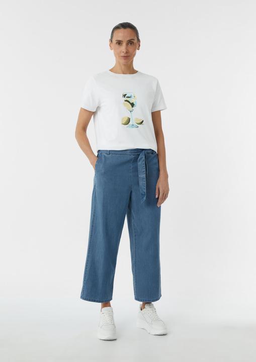 Actual product image Comma Jeans-Hose Jeans-Culotte aus fliessendem Lyocellmix (46)