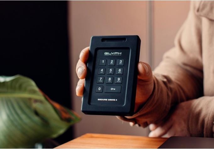 Actual product image Glyph SSD Secure Drive + Keypad 4tb (4000 GB)