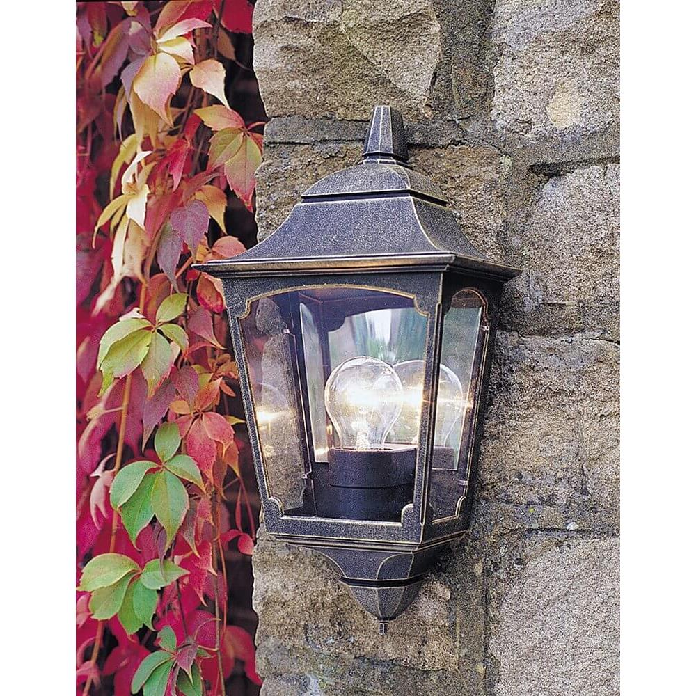 Thumbnail - Elstead Lighting, Gartenbeleuchtung, Chapel Aussen-Wandleuchte E27 41cm Schwarz IP44, Made in UK (E27, IP44)