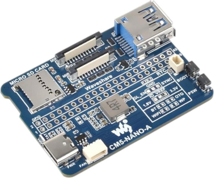 Image du produit WaveShare Compute Module 5 Nano Base Board für Raspberry Pi