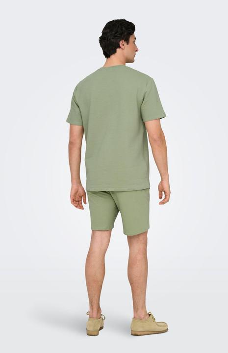 Actual product image Only & Sons Onskian Life Reg Seersucker Ss Tee (M)