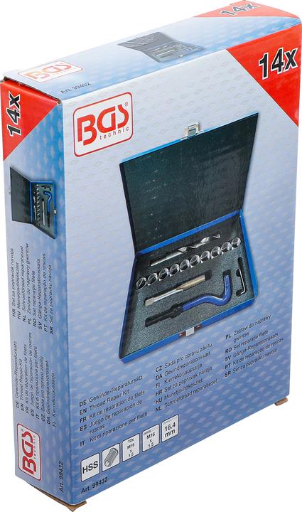 Produktbild BGS Gewinde-Reparatursatz | M16 x 1,5 | 14-tlg.