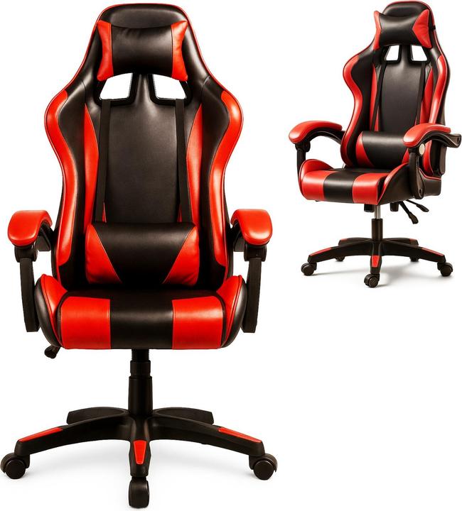 Actual product image Extralink Gaming chair | office rotating bucket black and red G-522