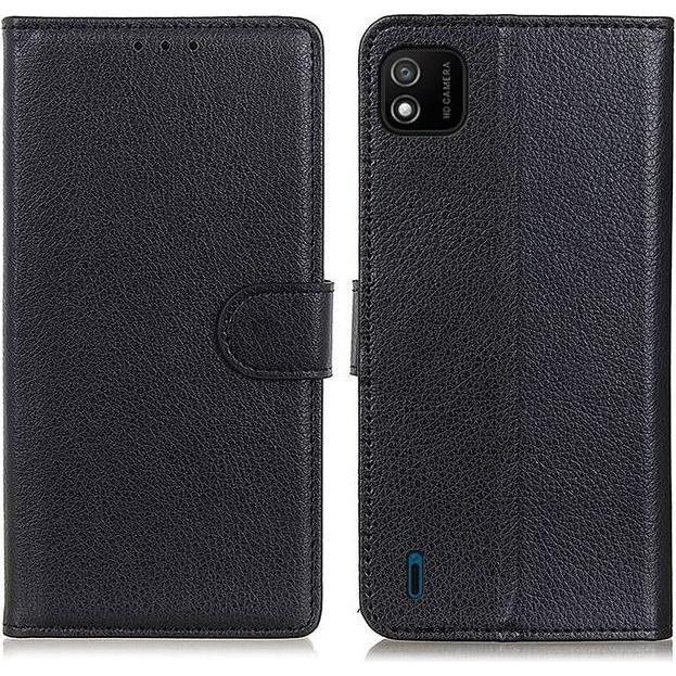 Thumbnail - MU Classic Litchi Leder Bookcover Series (Wiko Y62), Smartphone Hülle, Schwarz