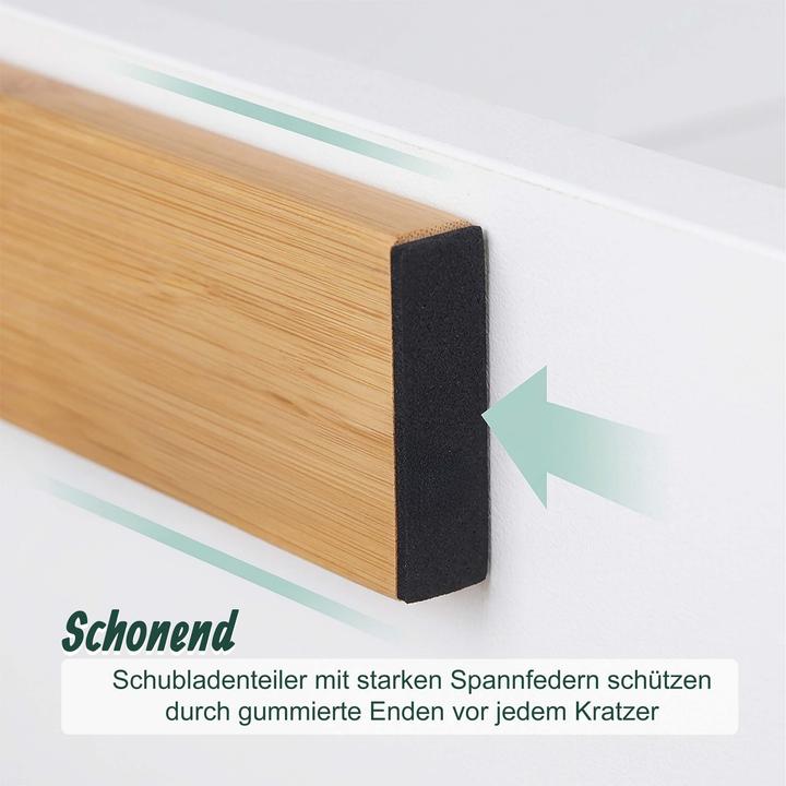 Produktbild Relaxdays 22-tlg. Schubladentrenner-Set