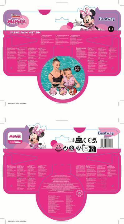 Actual product image Bestway Minnie Mouse (S/M, 10-20 kg)