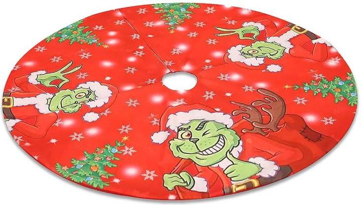Actual product image Hermex Christmas tree rug Christmas tree skirt Christmas tree rug Tree skirt mat
