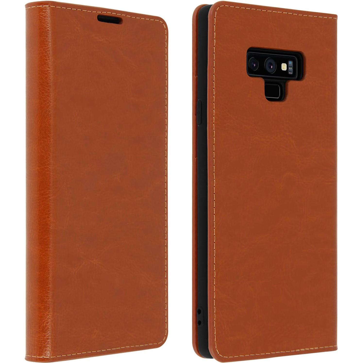 Avizar First Series (Samsung Galaxy Note 9), Smartphone Hülle, Braun