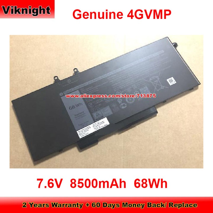 Produktbild Origin Storage REPLACEMENT 4 CELL BATTERY F/DELL PREC 3540 LATI 5300 5300 (1 Zellen, 8950 mAh)