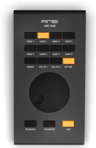 Actual product image RME Audio ARC USB Advanced Remote Control Black Edition