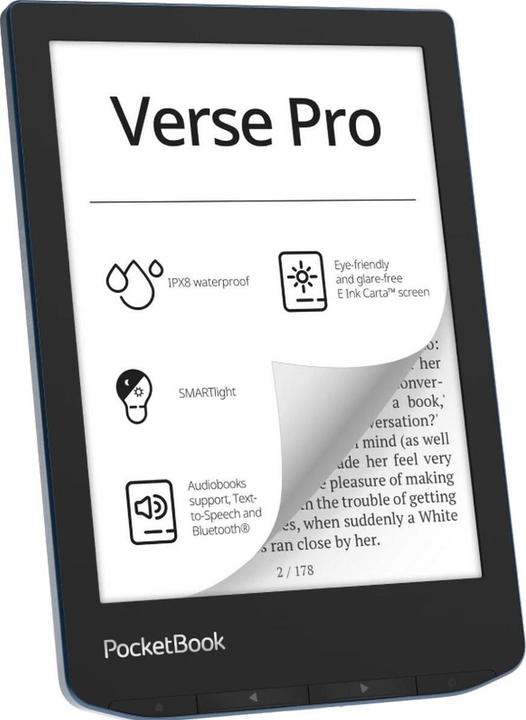 Actual product image PocketBook Verse Pro (6", 16 GB, Azure blue)