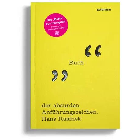 Das Buch der absurden Anführungszeichen, Fachbücher von Hans Rusinek