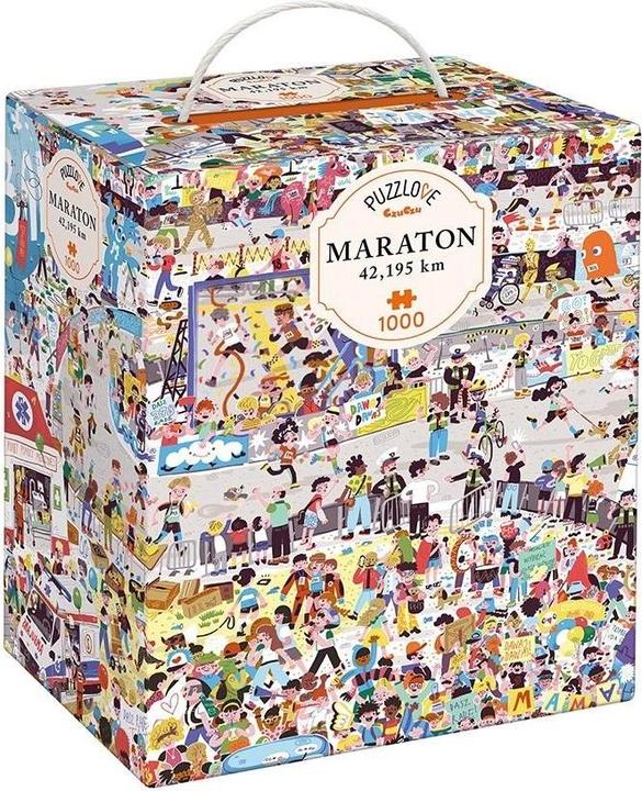 Actual product image Czuczu Puzzle Puzzlove Marathon 42,195 km 1000 pieces (1000 pieces)