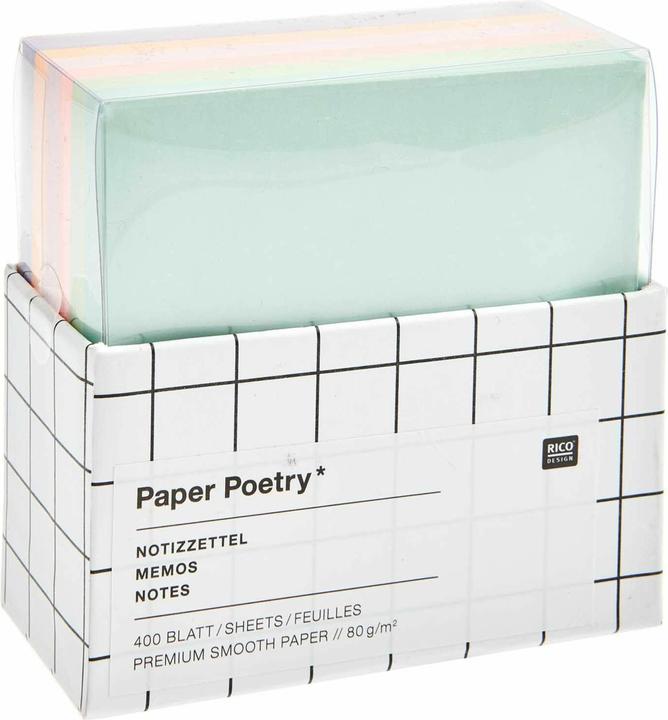 Actual product image Rico Design Multicolour notepad box, FSC.300869 (9 x 9 cm)