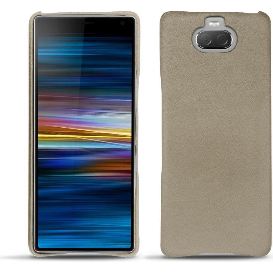Noreve Lederschutzhülle (Sony Xperia 10 Plus), Smartphone Hülle, Beige