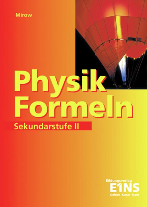Produktbild Physik-Formeln, Sekundarstufe 2 (Deutsch, 2006)