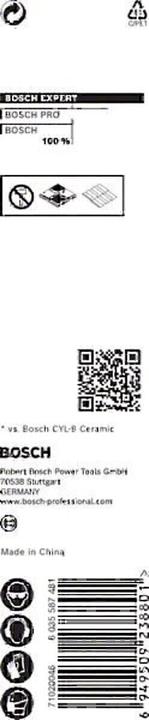Productafbeelding Bosch Professional Zubehör EXPERT HEX-9 Hard keramische boor 5,5 x 90 mm (5,5 millimeter)