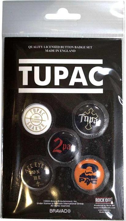 Immagine prodotto Tupac Shakur All Eyez On Me Distintivo Misura Confezione 5