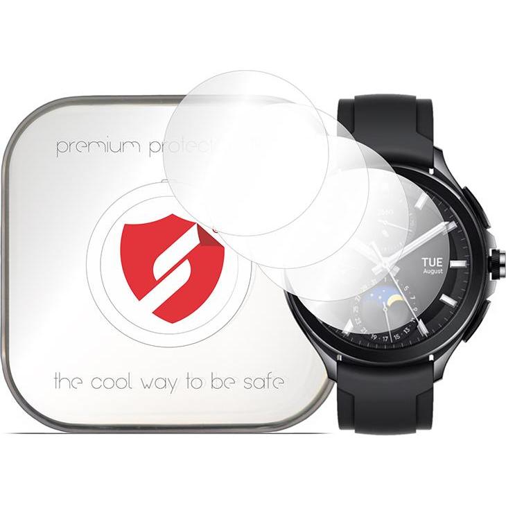 Smart Protection - Premium Classic (4 pack) - Xiaomi Watch 2 Pro - Clear, Smartwatch Zubehör, Transparent
