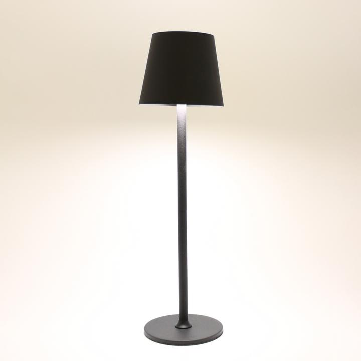 Actual product image Idena LED table lamp rechargeable battery black 38cm dimmable indoor and outdoor