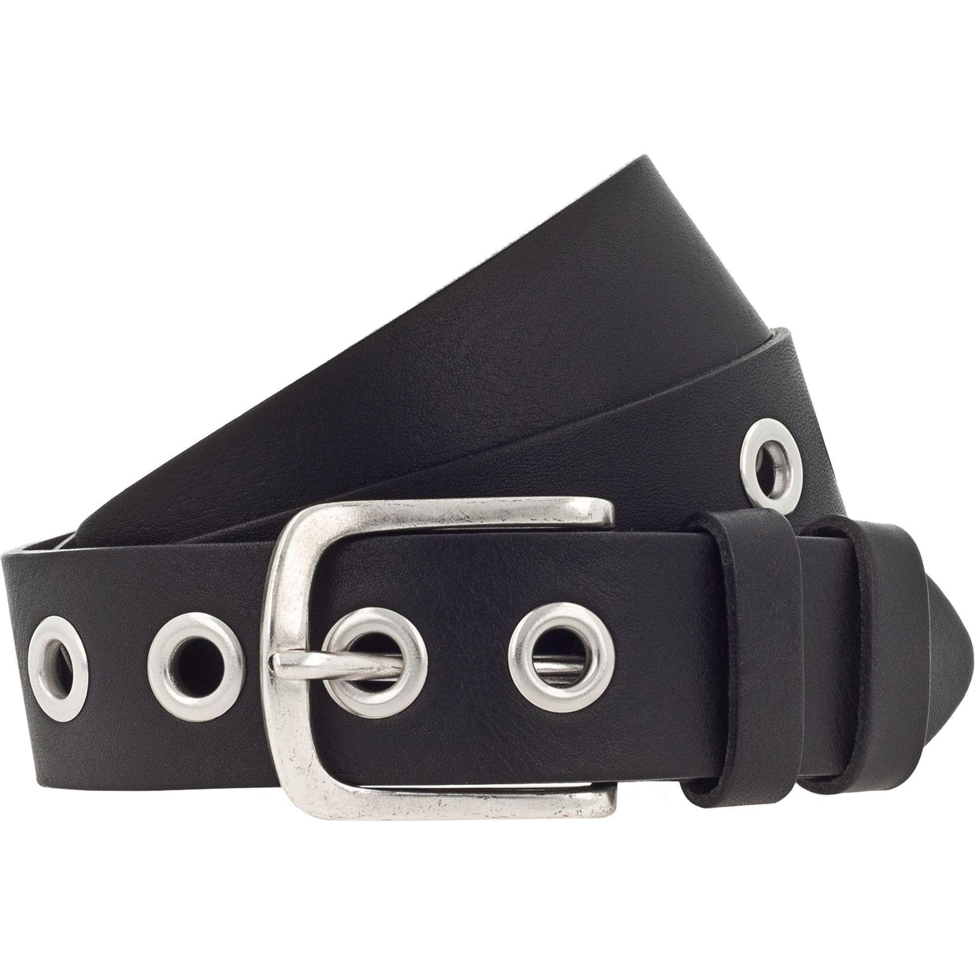 Vanzetti, Damen, Gürtel, Gürtel Leder, Schwarz, (95)