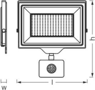 Produktbild Osram Floodlight Essential Sensor 200W 4000K 4099854430015 LED-Aussenstrahler mit (20000 lm, IP44)
