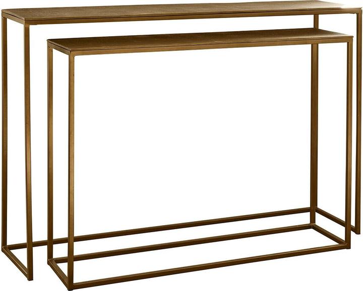 Image du produit Loberon Konsole 2er Set Olvenzo antikmessing (118 x 30 x 78 cm)