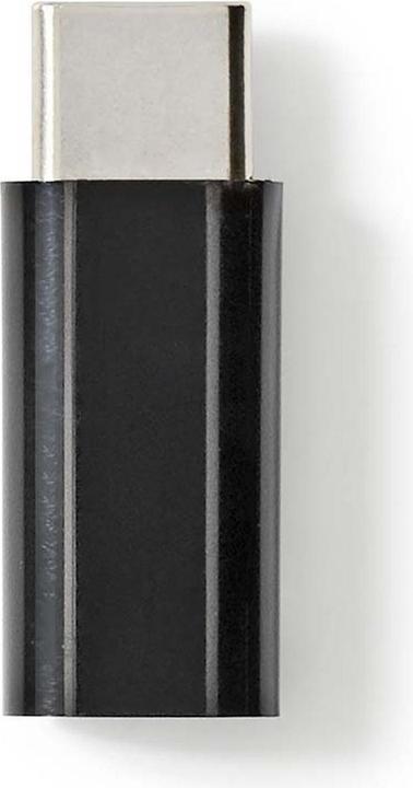 Actual product image Nedis USB-C™ Adapter | USB 2.0 | USB-C™ Plug | USB Micro-B Socket | 480 Mbps | Gold-plated | Anthra