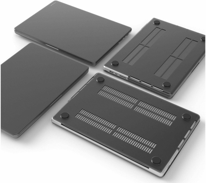 Produktbild Vonmählen Notebook-Hardcover Clear 14, Matt Black (14", Apple)