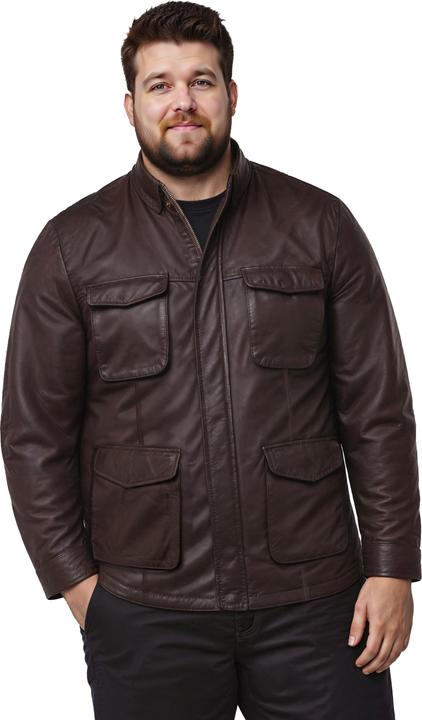 Produktbild Boston Park Lederjacke, Leder, Lammnappa, Pattentaschen, bis Gr. 80/82 (56)