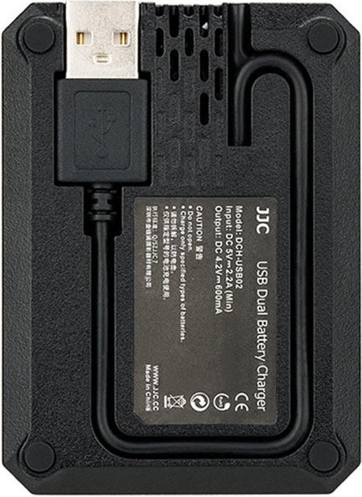 Productafbeelding JJC Canon DCH NB13L USB Dubbele Batterijlader (voor Canon NB 13L) (Batterijlader voor camera)