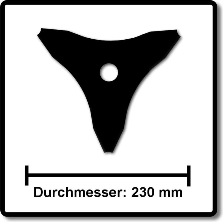 Produktbild Makita Dickichtmesser 230 x 25,4 mm ( 195298-3 ) (Rasentrimmer)
