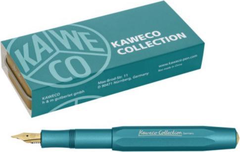 Actual product image Kaweco Fountain Pen Sport Iguana Blue M (Blue, Iguana, 1x)