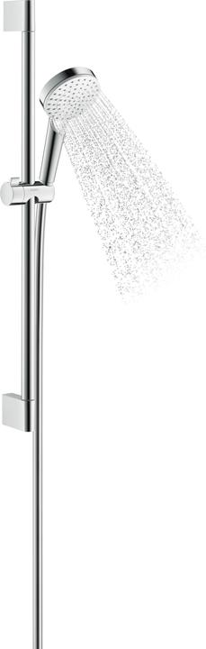 Produktbild hansgrohe Duschset 1 Strahl mit Brausestange 65cm - Weiss/Chrom