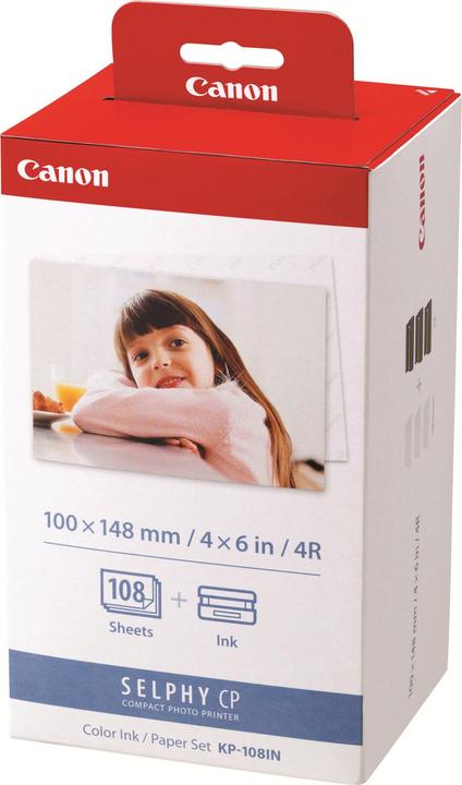 Canon Kp-108in (101.6 x 152.4 mm, 10x15 cm, 148 x 100 mm, 108 pcs.)