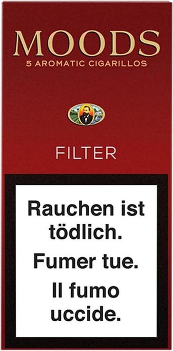 Produktbild Dannemann Cigarillos Moods Filter Pack à 5 Stück